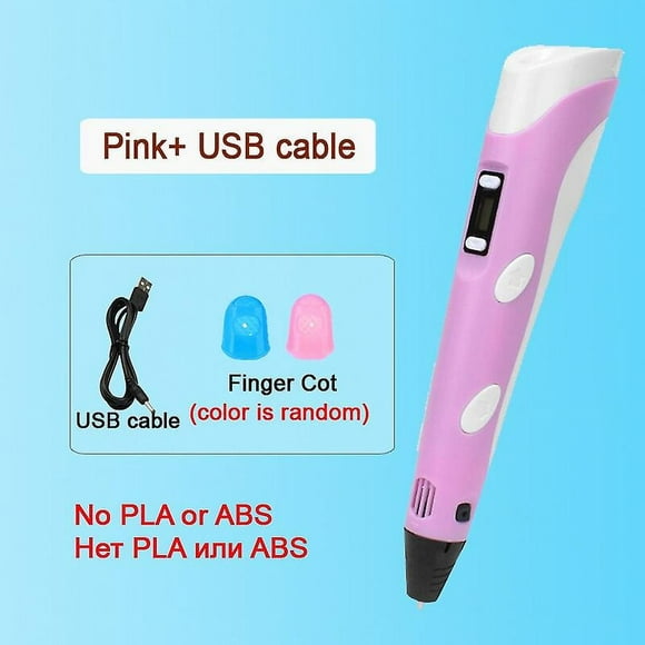 3D pen diy drawing pen with lcd screen compatible pla filament toys safe paiting for children kids christmas birthday gift