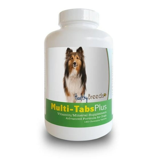 Healthy Breeds  Shetl & Sheepdog Multi-Tabs Plus Chewable Tablets, 180 Count