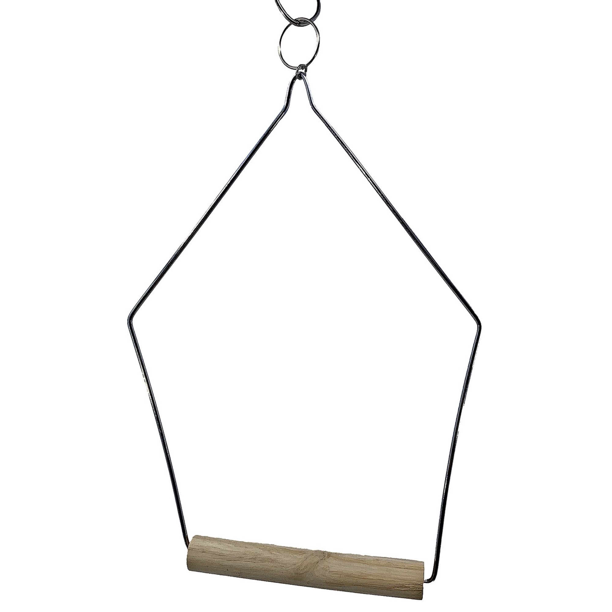 3289 Medium Wooden Perch Swing Bird Toy