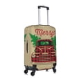 thumbnail image 3 of Kll Christmas Vintage Red Truck Luggage Cover Suitcase Cover Suitcase Protector-X-Large, 3 of 8