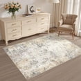 thumbnail image 1 of x Area Rug Living Room Rugs Washable Neutral Modern Abstract Soft Thin Large Rug Indoor Floor No Slip Rug Carpet for Bedroom Under Dining Table Home Office Decor Grey, 1 of 9