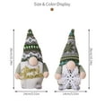 thumbnail image 6 of Yoyauz Glow Christmas Dwarf, 9 Inch (Approx 22.9cm) Glowing Nose and Merry Christmas Dwarf Statue Elf Plush Christmas Decoration - White Winter Holiday Dwarf for Indoor Christmas Decoration, 6 of 11
