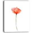thumbnail image 2 of Grande Fleur de Pavot Rouge Aquarelle - Grande Toile Murale, 2 of 3