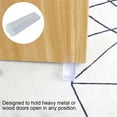 thumbnail image 5 of Uxcell Office Door Securely Rubber Wedge Doorstop Stopper Clear 2 Pack, 5 of 7