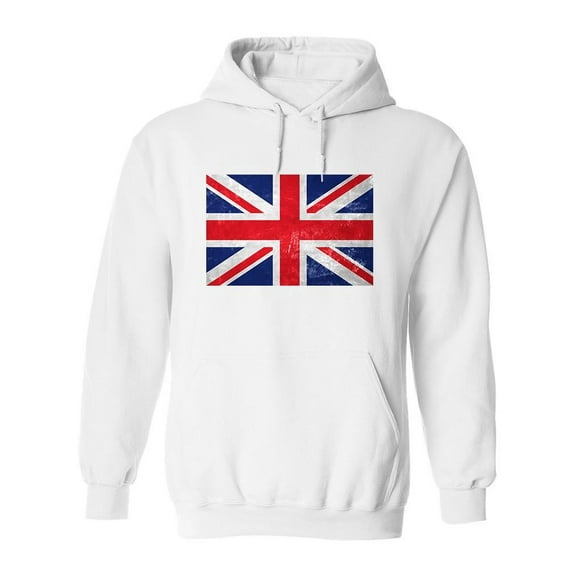 Great Britain Flag Design  Hoodie Men -Image by Shutterstock, Male x-Large