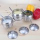 thumbnail image 3 of Contenedor de Acero Inoxidable Macarena 3 Piezas con Tapa y Cucharas Pequeñas, 3 of 8