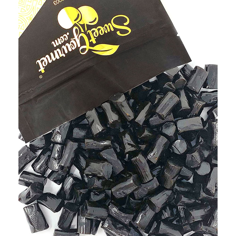 SweetGourmet Finnska Sugar Free Soft Black Licorice Candy 2 Pounds