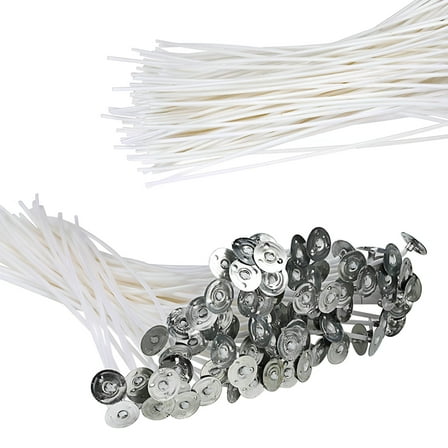 NEXIMO Candle Wicks Pre Waxed Wick Cotton Core for Candle Diy Making