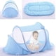 thumbnail image 4 of Cuna Moisés Plegable Portátil Mosquitero Bebe Colchon Incluido Modelo Azul, 4 of 4
