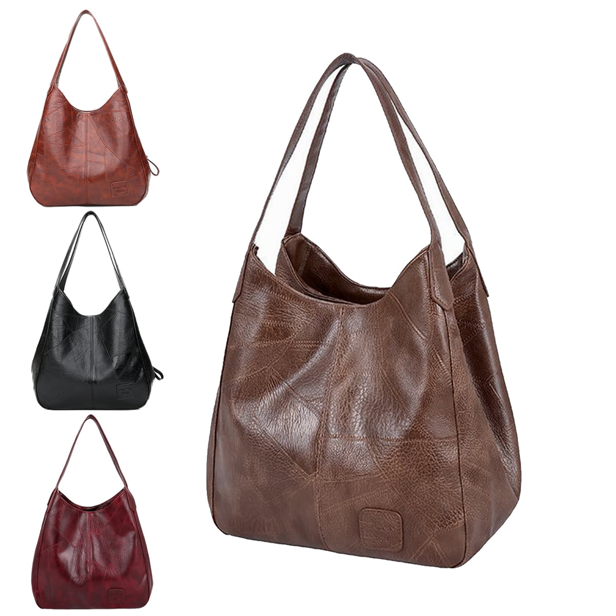 Fashion Women Girls Casual PU Leather Shoulder Bag Handbag Tote Purse Messenger 