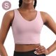 thumbnail image 5 of Sonducket Mujer Yoga Camisole Mujer Fitness Vestido Moda Sin mangas Sujetador Chaleco Top Ropa deportiva Accesorio Light puple S Type2 NO2 Sonducket AP011446-13, 5 of 6