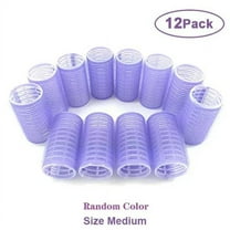Tutuviw Hair Curlers Rollers,12 Pcs Large Hair Rollers, Hair Curlers Self Grip Holding Rollers for Long Medium Short Thick Fine Thin Hair Bangs Volume