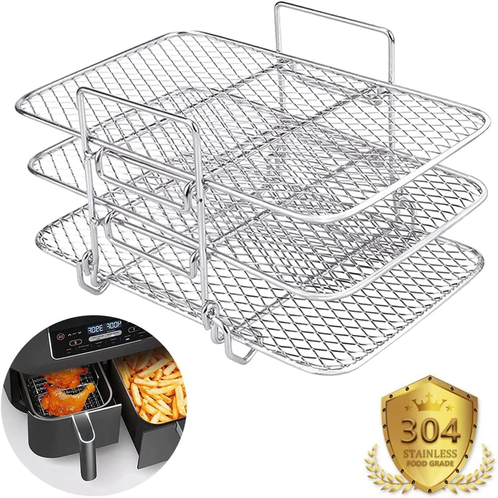Air Fryer Rack for Ninja MultiLayer Double Basket Air Fryer