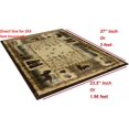 thumbnail image 5 of Lodge, Cabin Hunting Accent Area Rug - Modern Geometric Design Cabin Area Rug - Abstract, Multicolor Design- Hunting Dogs/Duck/Magnifier, 5 of 6