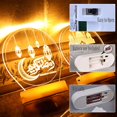 thumbnail image 5 of Luz nocturna Eid Mubarak - Linternas LED acrílicas - Decoración Ramadán - Decoración de mesa musulmana - Decoración Eid ER, 5 of 5