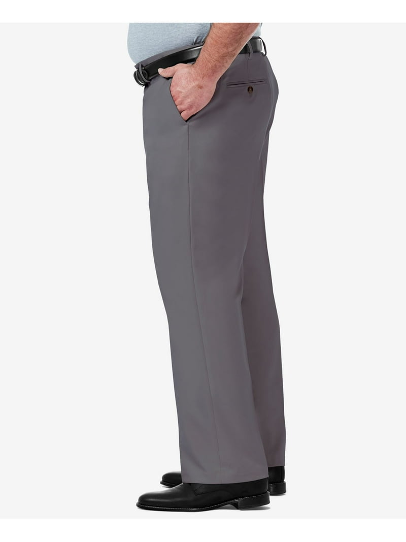 パンツ CLASSIC FIT TROUSERS GRAIGE Haggar Mens Big & Tall Wrinkle Free Dress Pants, Classic Fit