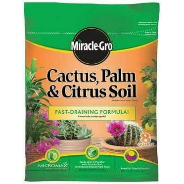 Miracle-Gro Cactus Palm Citrus Potting Mix Soil, 8 qt