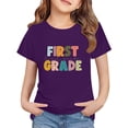 thumbnail image 1 of LIJCC Garçons Filles Premier Jour de Première Année Rentrée des Classes T-Shirt en Coton T-Shirt à Manches Courtes Haut T-Shirt à Imprimé Lettres Haut de Rentrée, 1 of 5