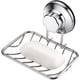 thumbnail image 1 of Jabonera de ducha con ventosa al vacío súper potente - Soporte de esponja para jabón resistente al óxido de acero inoxidable para fregadero de baño y cocina, 1 of 5
