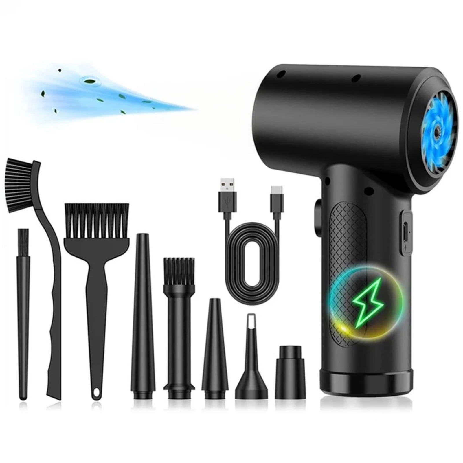 Compressed Air Dusters Car Vacuum Electric Air Dusters Vacuum 50000RPM Cordless Air Blower Reusable Air Dusters for