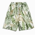thumbnail image 7 of Enjoytime Mens Swim Trunks Print Elastic Waist Drawstring Breathable Lightweight Casual Summer Beach Shorts, 7 of 7