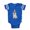 Royal Blue, variant on CafePress - Bichon Frise Birthday - Cute Infant Baby Football Bodysuit