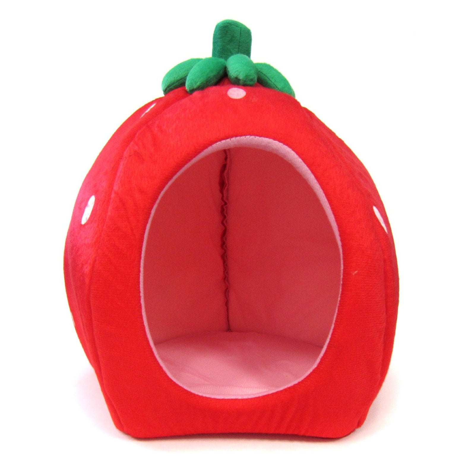 YML Strawberry Pet Cat Bed, Red