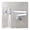2 Function Chrome, variant on Brass Kitchen Faucet Pot Filler Faucet 360 Rotatable Folding Lengthened with Double Joint Swing Arms Cold Only