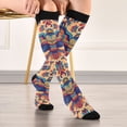 thumbnail image 5 of FORMRS Womens Knee High Socks Casual Long Thick Travel Daily Wear, 1 Pair, Colorful Abstract Eagle, 5 of 6