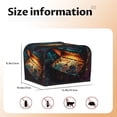 thumbnail image 5 of Picia Underwater Treasure Chest Print 4 Slice Toaster Cover , Toaster Protector Dustproof Kitchen Appliance Cover, Kitchen Appliance Dustproof Protector, 5 of 7