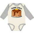 thumbnail image 3 of Inktastic Short Stack Cute Pancake Breakfast Boys or Girls Long Sleeve Baby Bodysuit, 3 of 5