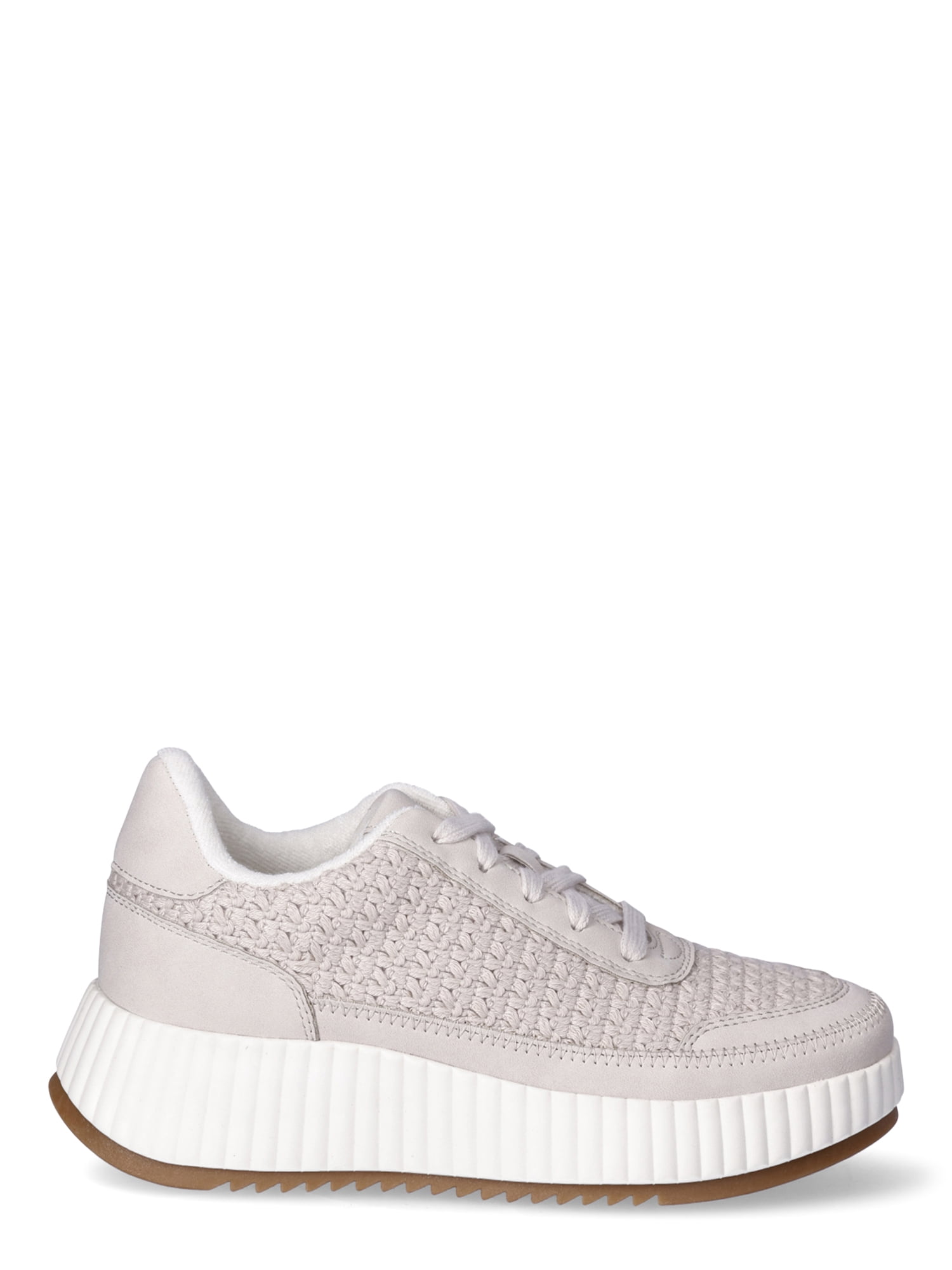 Madden NYC Women's Disco Platform Lace-Up Sneakers