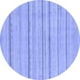 thumbnail image 1 of Ahgly Company Indoor Round Oriental Blue Modern Area Rugs, 6' Round, 1 of 4