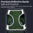 thumbnail image 5 of Zoowhale Soft Dog Harness and Leash Set for Walking, Summer Step in Vest Harness, Reflective Bands, Ultra Thin Breathable Pet Supplies, for Extra Small Dogs and House Cats Sage XS, 5 of 6