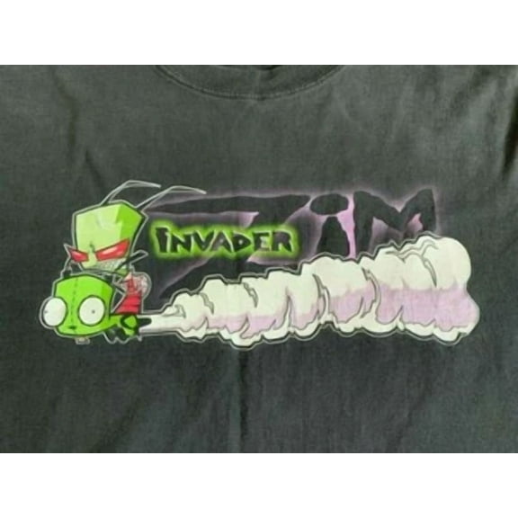 RARE INVADER ZIM VINTAGE T-Shirt Unisex Tee Funny Gift Size S-4XL