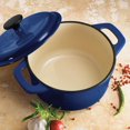 thumbnail image 2 of Tramontina 3.5 Qt Enameled Cast Iron Covered Dutch Oven - Red, 2 of 3