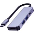 thumbnail image 1 of Adaptador USB C Hub HDMI Adaptador multipuerto USB-C a HDMI Vídeo 4K USB 3.0 y Dongle de carga rápida PD Compatible, 1 of 5