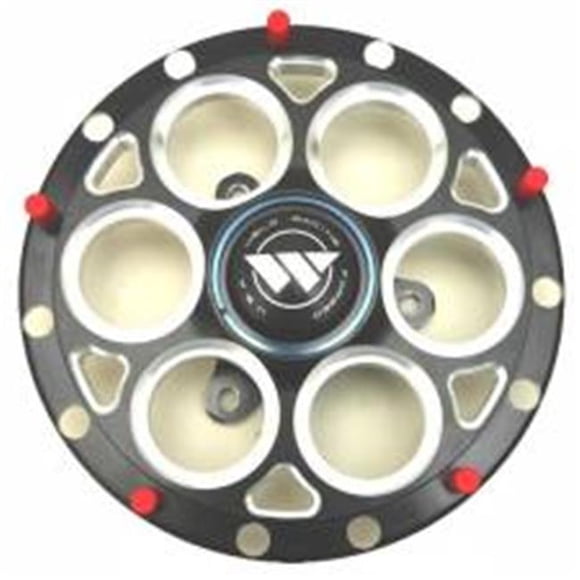 Weld Racing WELC8088B-LT 0.86 in. Black Magnum Hub with Rotor Mount