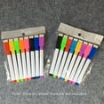 thumbnail image 3 of amdohai Dry Erase Markers with Eraser Cap, Assorted Colors, 8 Count, 3 of 4