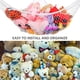 thumbnail image 4 of Hamaca práctica para juguetes de peluche, hamaca para juguetes para niños, red grande de malla para juguetes, organizador de almacenamiento para colgar en la pared, redes para esquinas, 4 of 7