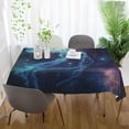 thumbnail image 4 of Qxltty Space Jellyfish Square Tablecloth 54×54in Thick Wrinkle Resistant Heat Proof Durable Table Cover for Dining Table, 4 of 9