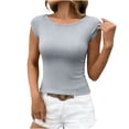 thumbnail image 2 of Wowcloth Woman Boat Neck Top, Slim Fit Slimming Design, Casual Fashion Comfortable for Daily Wear, 2 of 7