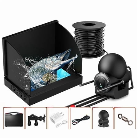 Colitt- Underwater Fishing Camera, Colitt Fishing Camera, Colitt Underwater Camera, Underwater 220° Fishing Camera, 4.3/5Inch IPS Wide Angle Display