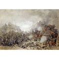 thumbnail image 3 of Keene, Charles Samuel 18x14 Black Modern Framed Museum Art Print Titled - Storming of Malakoff, 3 of 5