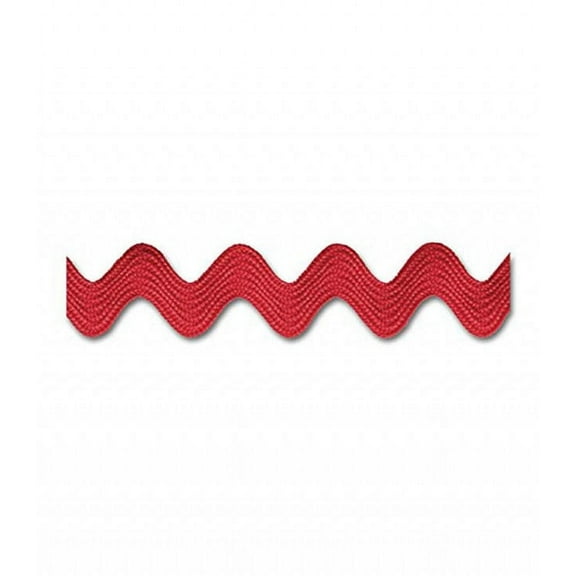 RED 1/2" MIDDY RIC RAC