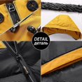 thumbnail image 5 of Winter Jacket Men 2023 Fur Collar Hooded Thick Warm Cotton Outwear Man Patchwork Parka And Coats Windbreaker Parkas Male M-5xl, 5 of 5