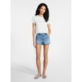 thumbnail image 2 of No Boundaries Elevated Denim Shorts, 3'' Inseam, Women's 00-18, 2 of 5
