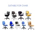 thumbnail image 3 of DEBGFS Office Swivel Chair Computer Chair Split Back Cover Black (Chair not included), 3 of 7