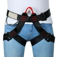 thumbnail image 2 of Caving & Rappelling Safety Belt for Ziplining, Fire Rescuing & Tree Climbing - Half Body Belt for Women & Men, 2 of 5