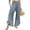 *1-Light Blue, variant on VBVC Women's Smocked Wide Leg Pants,Casual Loose-Fit Flowy Trousers For Women,Ladies Lightweight Loungewear with Pockets,Army Green,S-2XL
